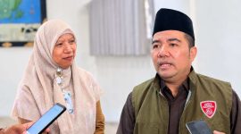 Wakil Bupati Lombok Barat, Hj. Nurul Adha (kiri), dan Wakil Ketua Komisi I DPRD Lombok Barat, Hendra Harianto.(Foto: Istimewa)