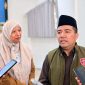 Wakil Bupati Lombok Barat, Hj. Nurul Adha (kiri), dan Wakil Ketua Komisi I DPRD Lombok Barat, Hendra Harianto.(Foto: Istimewa)