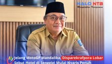 Kepala Dinas Pariwisata, Ekonomi Kreatif, Pemuda, dan Olahraga (Disparekrafpora) Kabupaten Lombok Barat, Agus Gunawan saat ditemui di ruang kerjanya, Selasa (22/9/2026).(Foto: Istimewa).