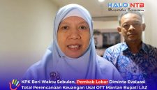 Wakil Bupati Lombok Barat, Hj. Nurul Adha (UNA), saat ditemui usai menghadiri Rapat Koordinasi Pemantauan dan Evaluasi Tata Kelola Pemerintahan Daerah di Kantor Gubernur NTB, Mataram, Kamis (3/9/2026).
