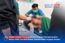 Korban dugaan pengeroyokan Ketua KNPI Lombok Barat, Taufik, menjalani penanganan medis di RSUP NTB setelah mengalami luka pada bagian kepala dan dahi, Sabtu (5/9/2026).(Foto: Istimewa)