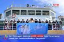 Foto bersama GM ASDP Cabang Lembar, Anis Adinizam, beserta jajaran manajemen dan staf di atas KMP Portlink II, di sela-sela kegiatan aksi sosial pemberian bingkisan kepada penumpang dalam rangka memperingati Hari Pelanggan Nasional 2026, di Lembar, Senin (7/9/2026).(Foto: Istimewa)