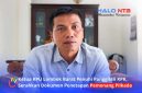 Ketua Komisi Pemilihan Umum (KPU) Kabupaten Lombok Barat, Lalu Rudi Iskandar, saat ditemui di ruang kerjanya, Selasa (22/9/2026).(Foto: Istimewa)