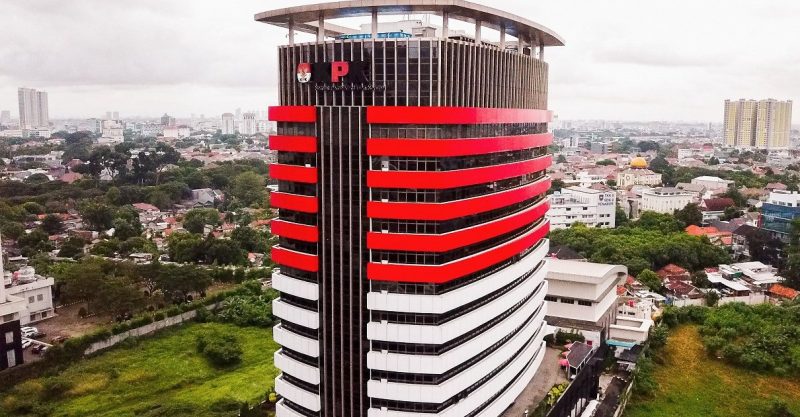 
Foto udara Gedung Merah Putih KPK, kantor pusat Komisi Pemberantasan Korupsi Republik Indonesia, di Jakarta.(Sumber: KPK)