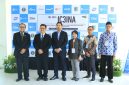 Perwakilan Pemerintah Kabupaten Lombok Barat bersama sejumlah peserta dan pemangku kepentingan berfoto bersama dalam rangka IC3INA 2026 di Lombok Barat, Kamis (3/9/2026).(Foto: Diskominfotik Lobar)