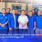 Budi Santoso (tengah) yang ditunjuk sebagai Ketua DPW PAN NTB berpose bersama pengurus DPD PAN Lombok Barat usai agenda silaturahmi dan konsolidasi di Lombok Tengah, Selasa (13/10/2026).(Foto: Halo NTB).
