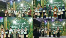 Penyerahan piala dan piagam kepada para juara MTQH ke-32 tingkat Kecamatan Gerung tahun 2026, termasuk siswa MAN Lombok Barat yang memborong sejumlah gelar juara.(Foto: Istimewa)