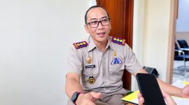 Kepala Kantor Badan Pertanahan Nasional (BPN) Lombok Barat, Catur Bowo Susbiarto, saat ditemui di ruang kerjanya, Senin (26/10/2026).(Foto: Istimewa)