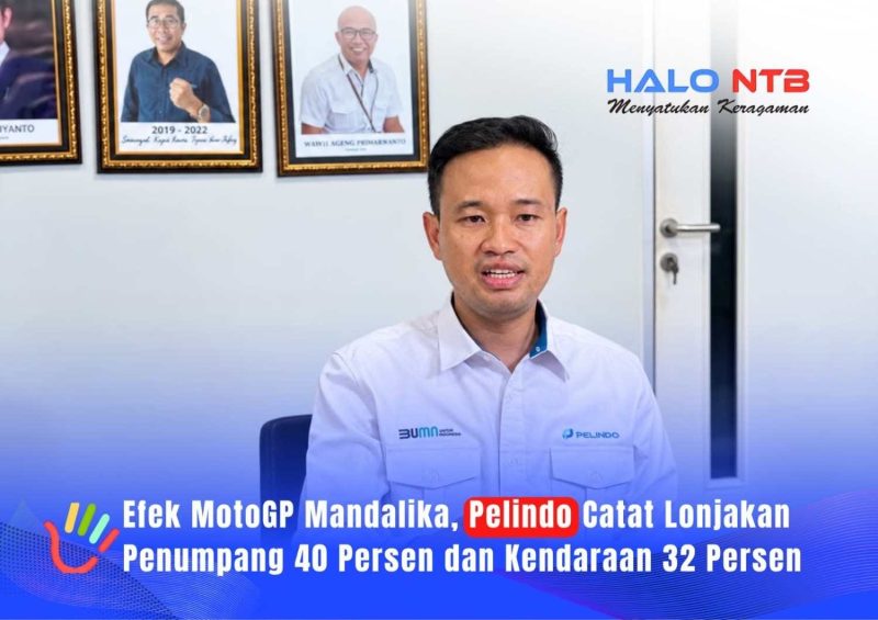 General Manager PT Pelindo Cabang Lembar, Kunto Wibisono, saat memberikan keterangan kepada awak media di kantornya, Senin (12/10/2026).(Foto: Istimewa)