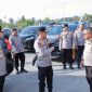 Kapolda NTB Irjen Pol. Kalingga Rendra Raharja memberikan arahan saat mengecek simulasi arus penonton MotoGP Mandalika, Kamis (8/10/2026).(Foto: Istimewa)