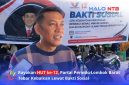 Ketua DPD Partai Perindo Lombok Barat, Dr. Syamsuriansyah, M.M., M.Kes., saat diwawancarai sejumlah awak media usai kegiatan bakti sosial HUT ke-12 Perindo di Gerung, Sabtu (10/10/2026).(Foto: Istimewa)